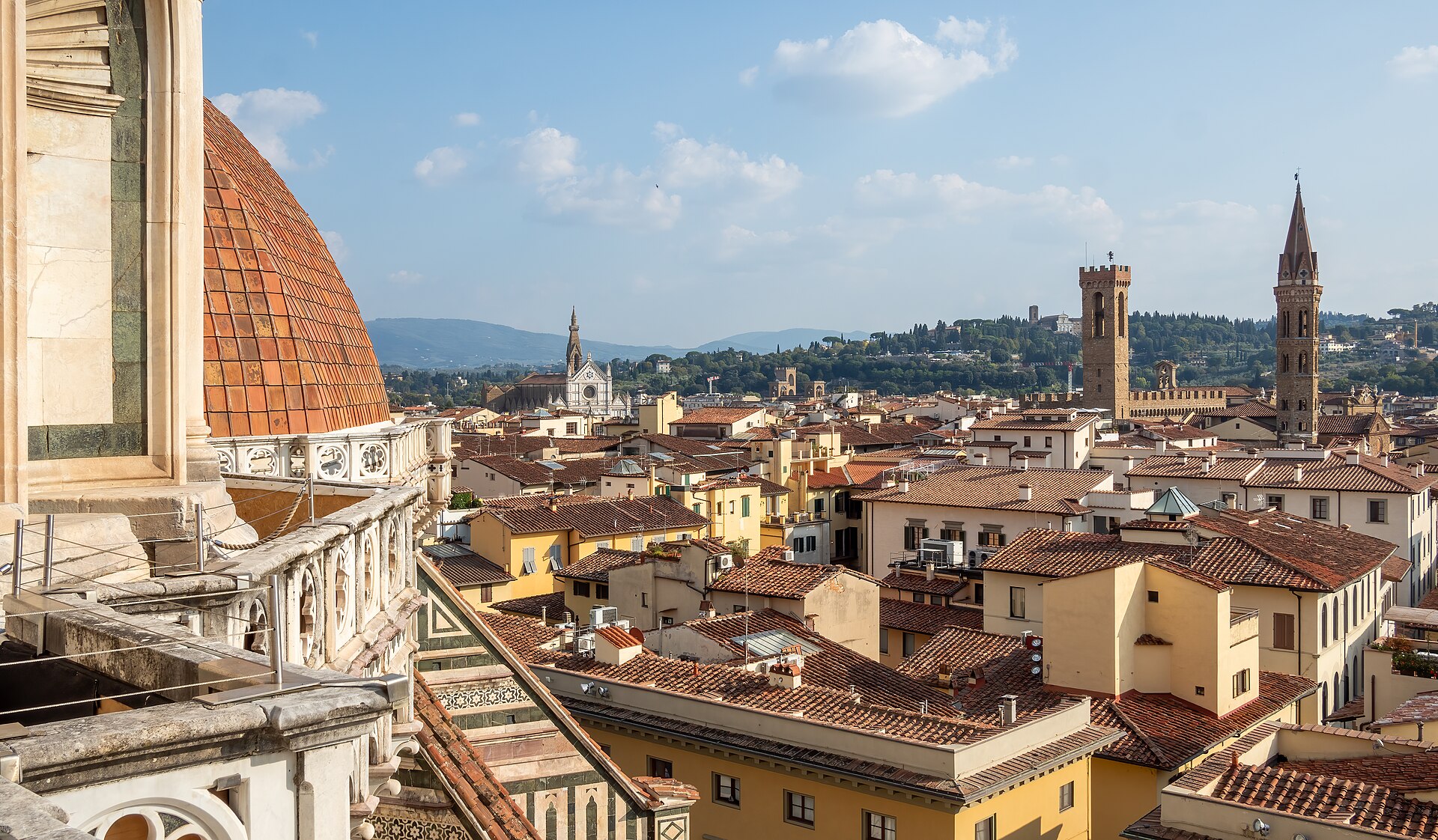 Firenze látképe a Dómmal